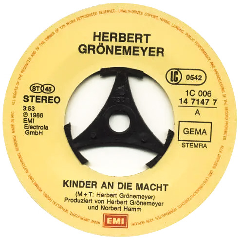 Abbildung der Single "Kinder an die Macht"