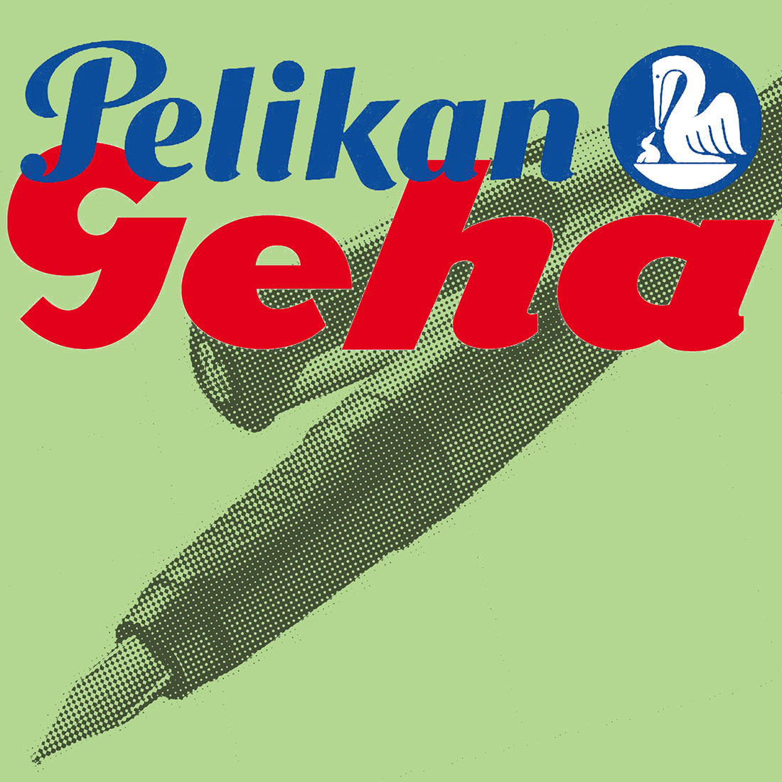 Bildmontage Pelikan und Geha als Füllermarken