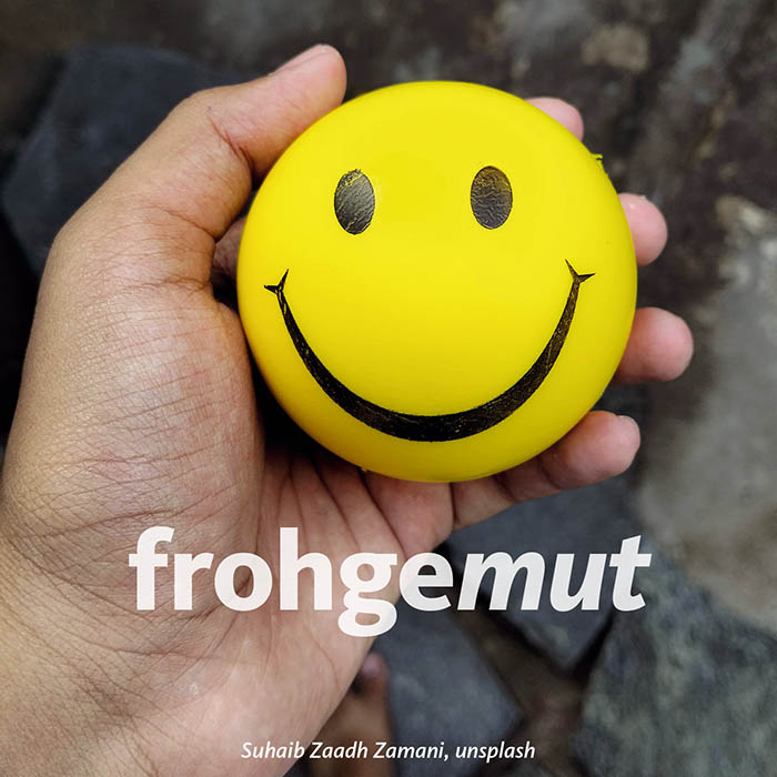 Smiley-Ball in einer Hand, Rätselauflösung