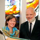 Christoph Jokisch, evangelischer Seelsorger und Birgit Cammerer, katholische Seelsorgerin
