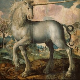 Ein gemaltes Einhorn