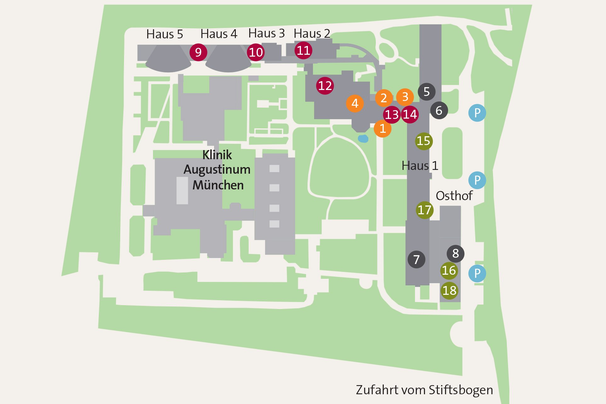 Lageplan München-Neufriedenheim