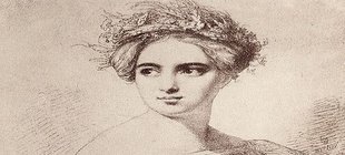 Porträtzeichnung Fanny Mendelssohn