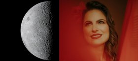 Fotos vom Mond und von Weronika Chodakowska