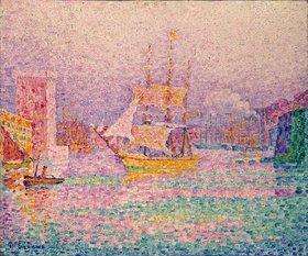 Schiff in Aquarellfarben