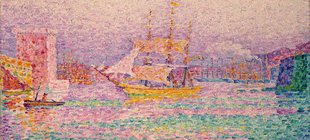 Schiff in Aquarellfarben