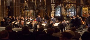 BR Chor Musiker in Kirche