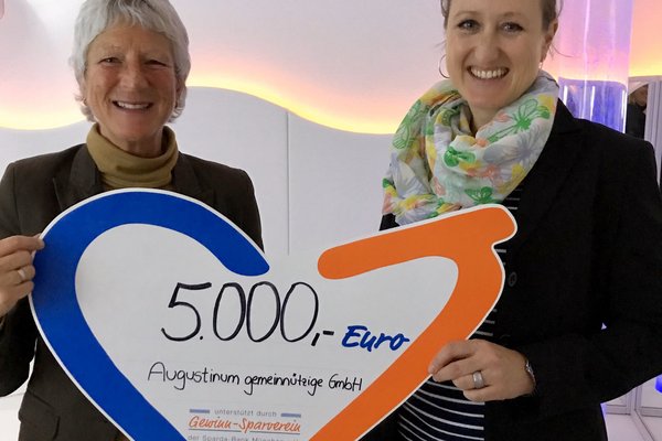 Spendenübergabe der Sparda-Bank Unterschleißheim für einen Snoezelenraum