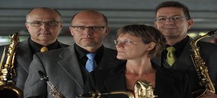 Die Musiker des Kokopelli Quartetts