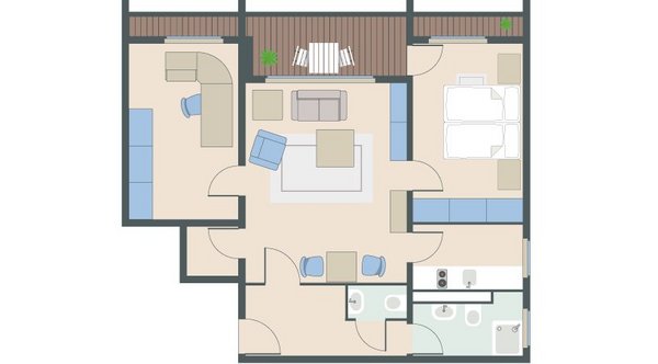3-Zimmer-Wohnung mit 68 Quadratmetern