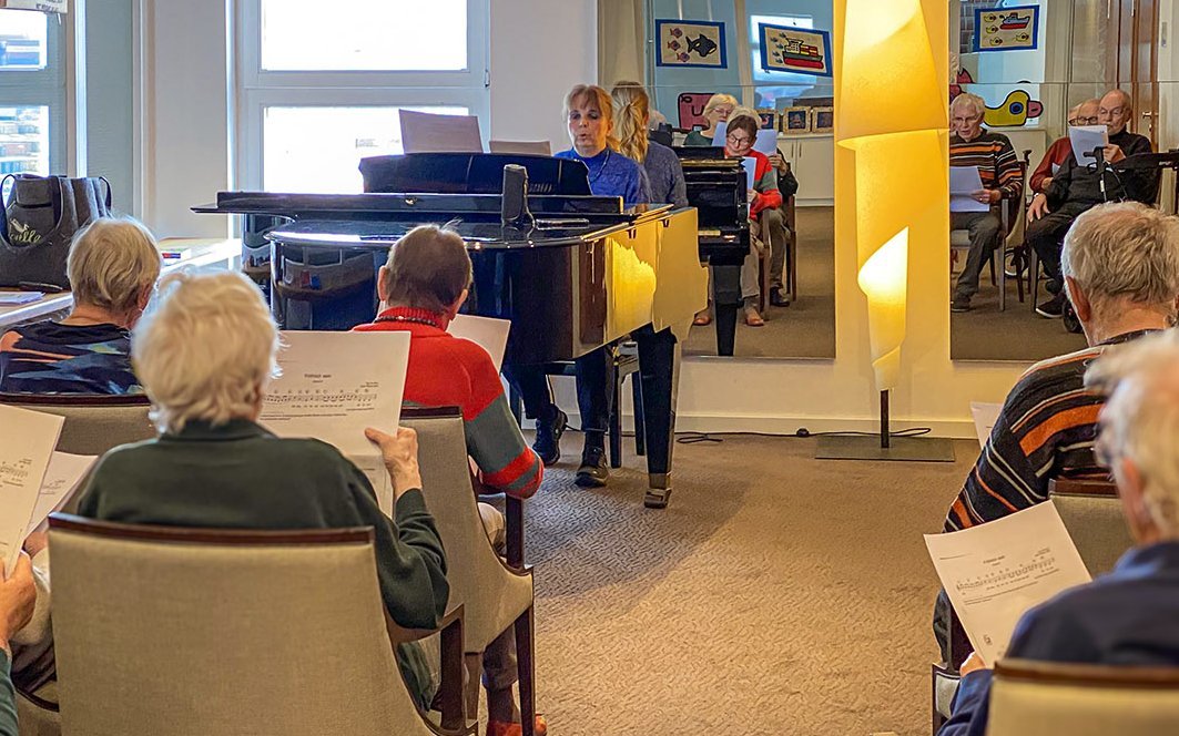Chorprobe in der Augustinum Seniorenresidenz Hamburg