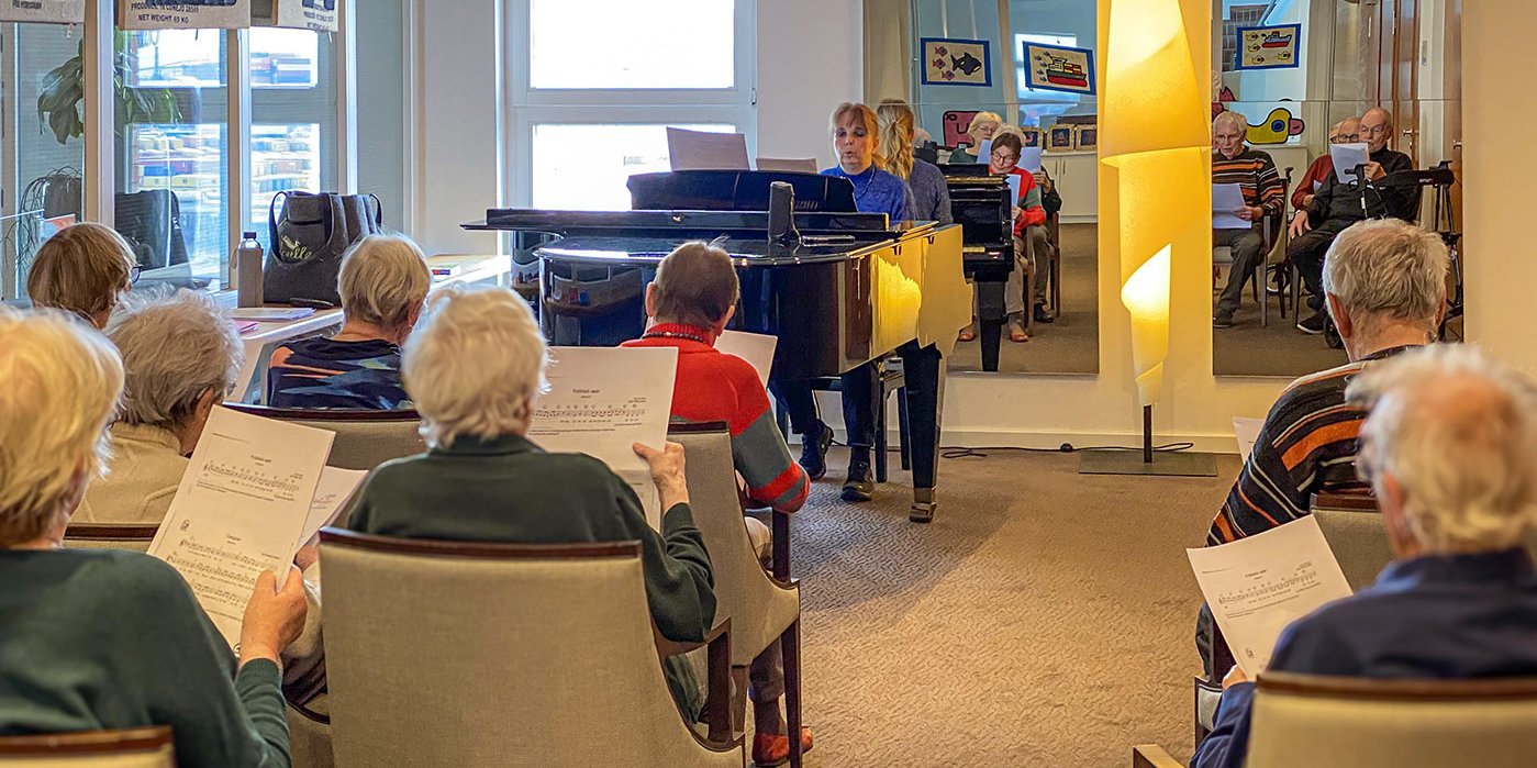 Chorprobe in der Augustinum Seniorenresidenz Hamburg
