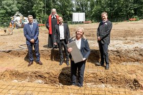 Grundsteinlegung für Neubau im Landschulheim Elkofen