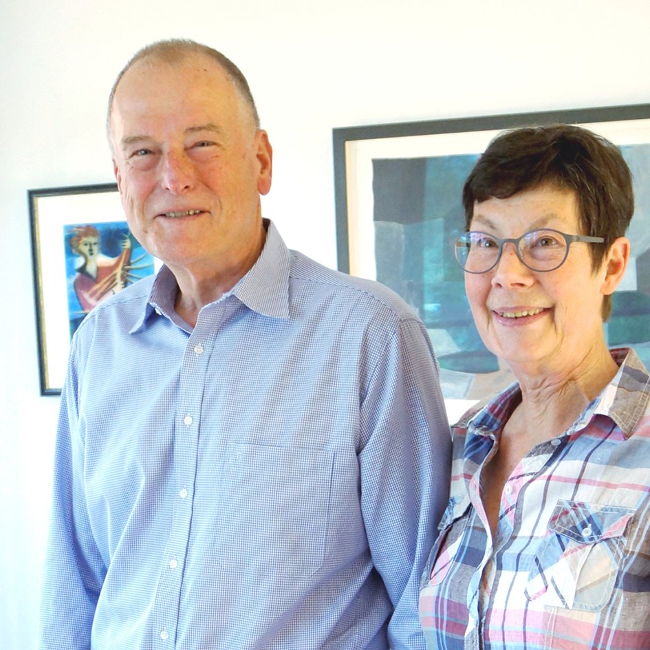 Erika und Günter Fleming leben seit 2014 im Augustinum Freiburg