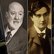 Collage mit Gesichtern von Helmut Bartel mit den Komponisten Charles Ives, Ralph Vaughan Williams und Edward Elgar