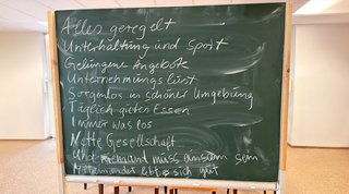 Alles geregelt, miteinander lebt es sich gut