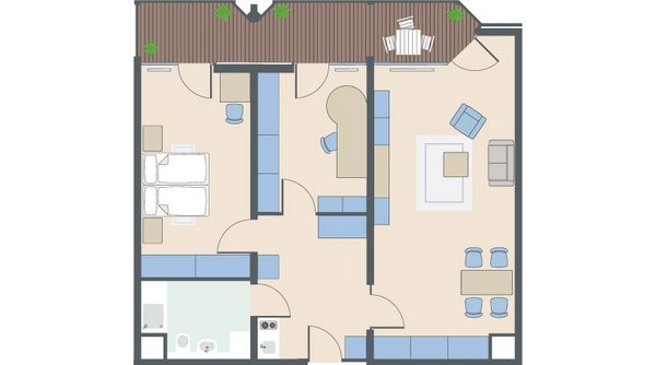 3-Zimmer-Wohnung mit 82 Quadratmetern