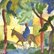 Eselreiter, Aquarell von August Macke