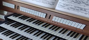 Bildausschnitt einer Orgel