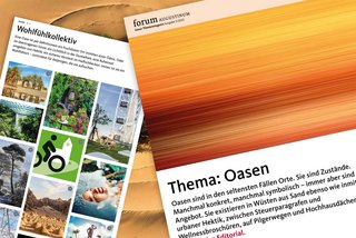 Oasen – Orte und Zustände, konkret und symbolisch  