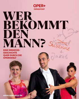 3 Akteure auf der Opernbühne