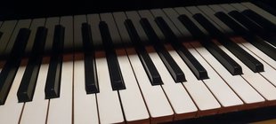 Tastatur eines Klaviers