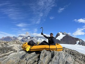 Tobias Schorcht auf dem Gipfel