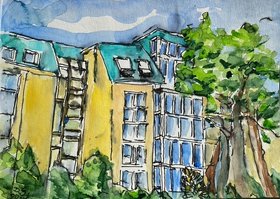 Bild mit Landschaft