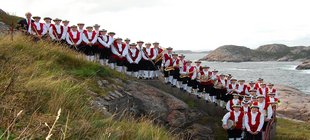 Mitglieder der Knabenmusik Meersburg