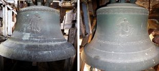 Drei verschiedene Münchner Kirchenglocken