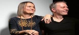 zwei lächelnde Personen: Claudia Giese Thomas Krizsan