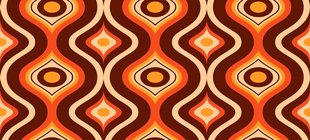 Orange braun gemusterte Tapete