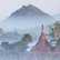 Pagode im Nebel