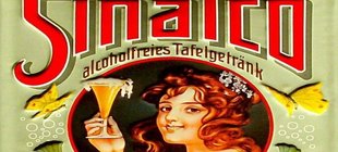 Altes Werbeplakat Sinalco