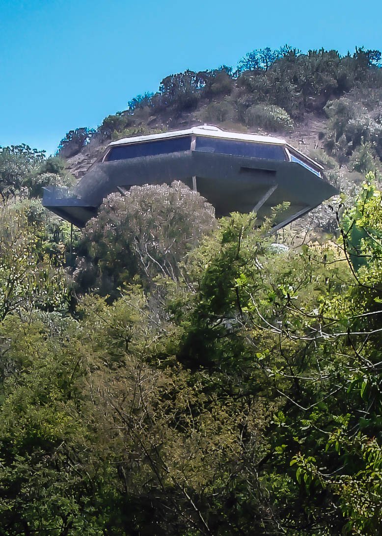 futuristisches Haus Chemosphere in den Hollywood Hills