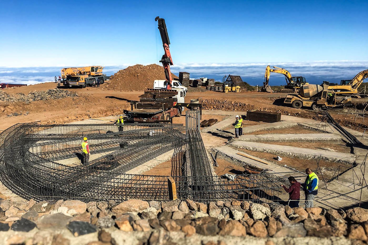 Baustelle des CTA-Projekts auf La Palma