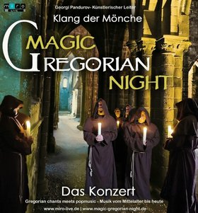 Mönche im Kloster