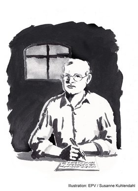 Porträt als Grafik von Dietrich Bonhoeffre