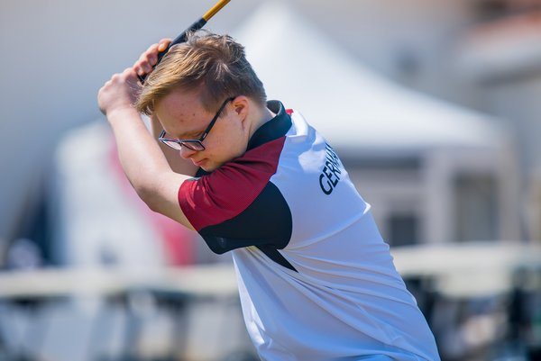 Special Olympics Athlet für Golf der Augustinum Werkstätte