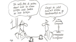 Mit Humor gezeichnet