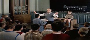 Chor- und Musikunterricht, Szene aus "Die Kinder des Monsieur Mathieu"
