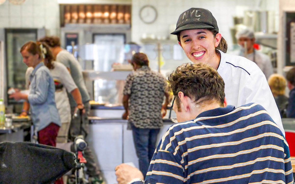 Augustinum Inklusion Gastronomie, Szene im Casino