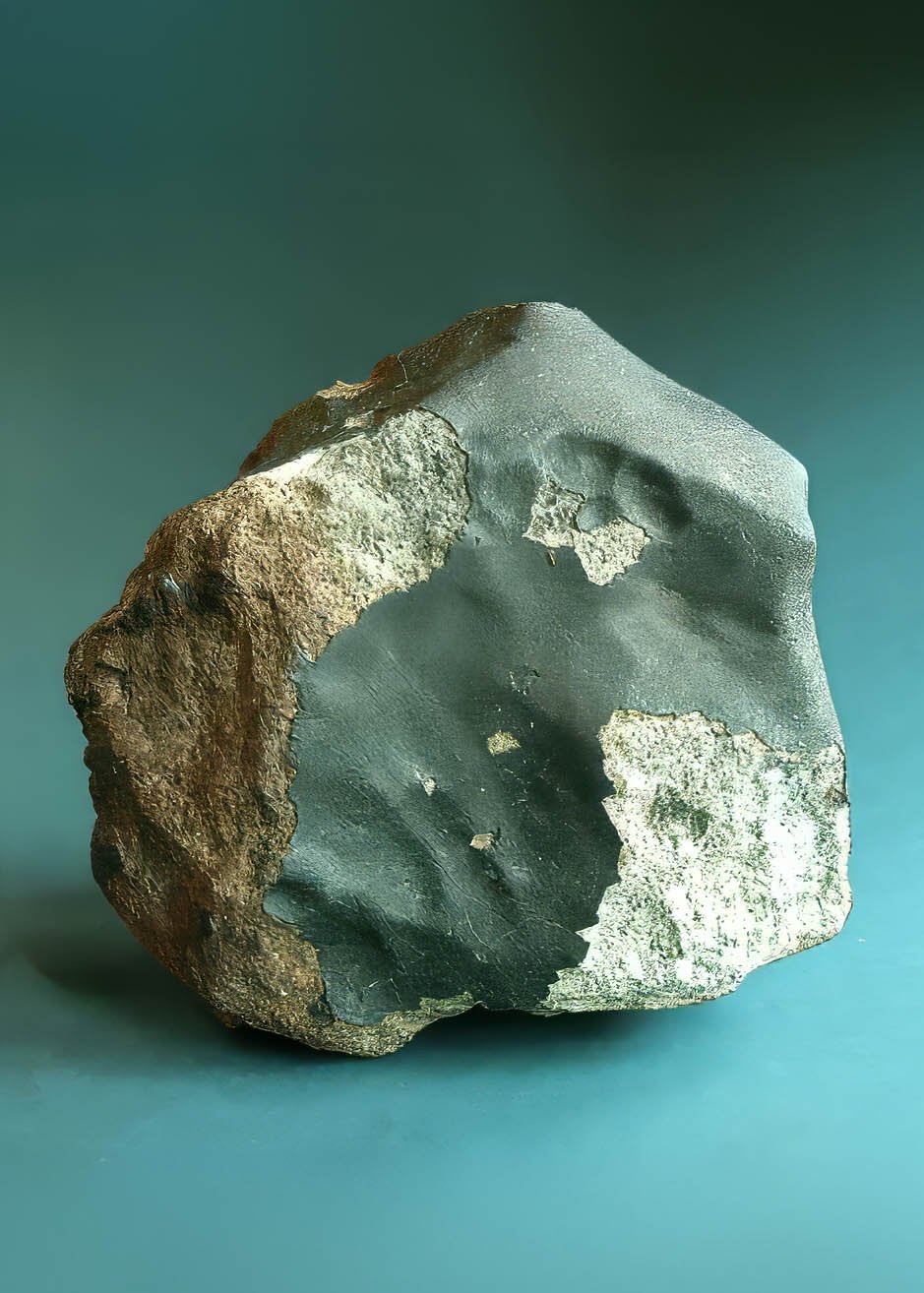 auf die Erde gefallener Meteorit