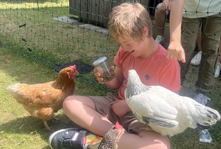 Die Otto-Steiner-Schule ist aufs Huhn gekommen! 