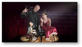 Marionette am Klavier