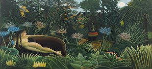 Dschungel-Gemälde von Rousseau