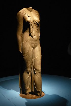 Antike Statue der Königin Arsinoe II.
