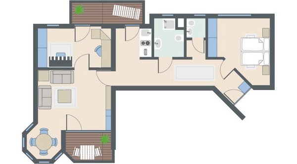 3-Zimmer-Wohnung mit 79 Quadratmetern