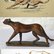 Bronzeskulptur Gepard