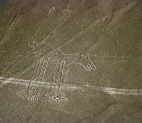 Luftaufnahme der Nazca-Linien
